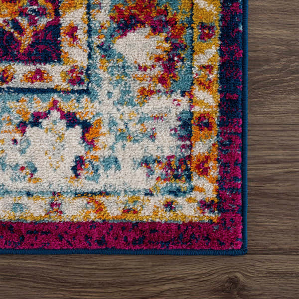 Sample Istanbul Vintage Navy Area Rug - Clearance