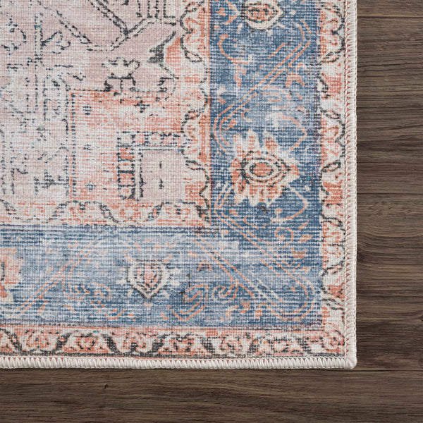 Sample Rosman Distressed Washable Rug