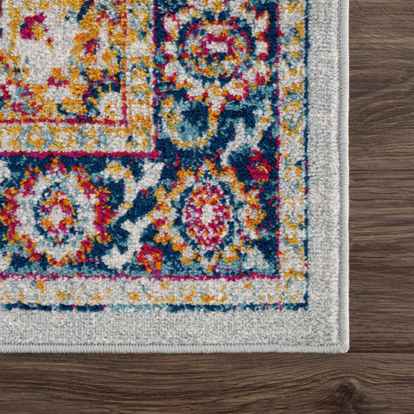 Sample Istanbul Medallion Orange Area Rug