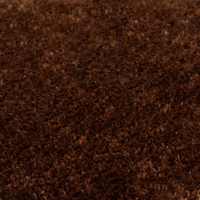 Heavenly Solid Brown Plush Rug - Clearance