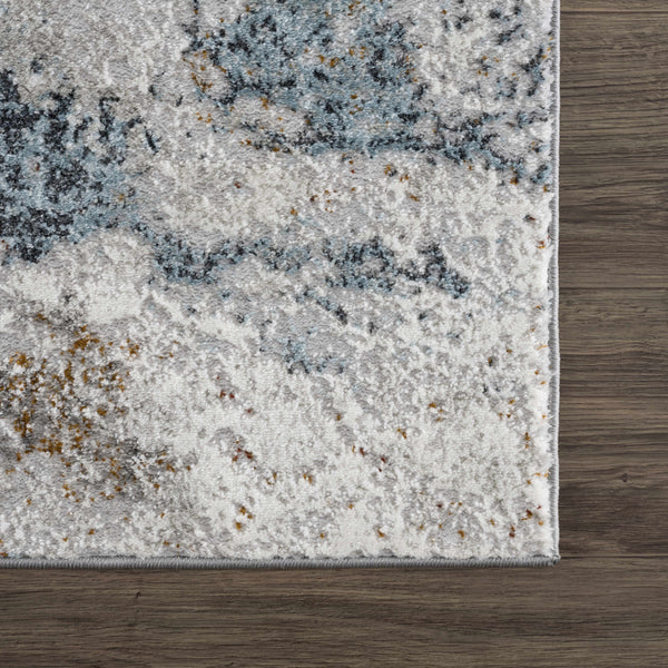 Sample Lively Marble Blue Area Rug