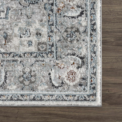 Sample Liverpool Gray & Blue Area Rug - Clearance