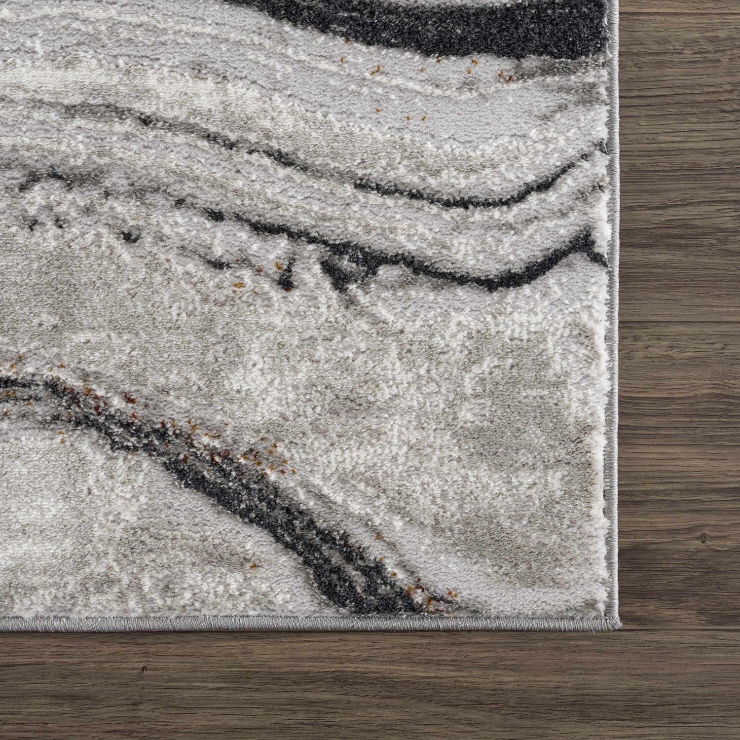 Sample Live Marble Dark Gray Area Rug - Clearance