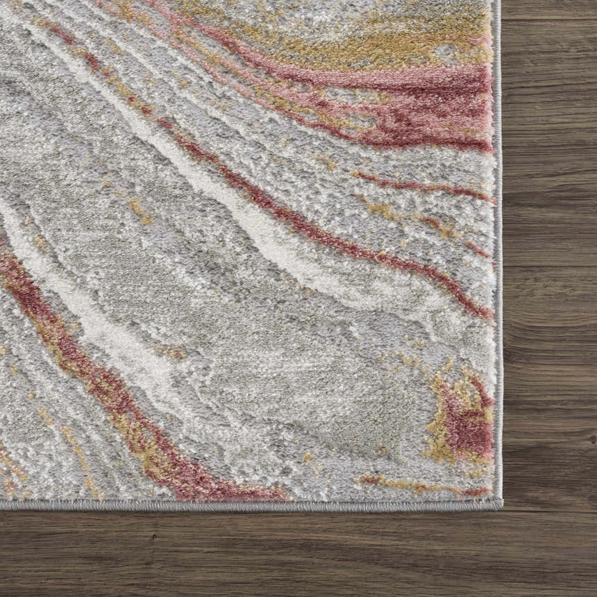 Sample Live Marble Pink Area Rug - Clearance