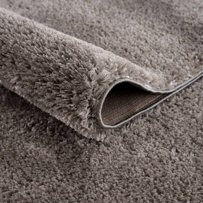 Heavenly Solid Gray Plush Rug - Clearance
