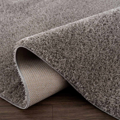 Heavenly Solid Gray Plush Rug - Clearance