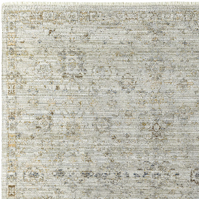 Margaret Damask Gray Washable Rug - Becki Owens x Livabliss