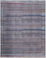 Feizy Voss Transitional Distressed - Blue/Tan/Pink Area Rug
