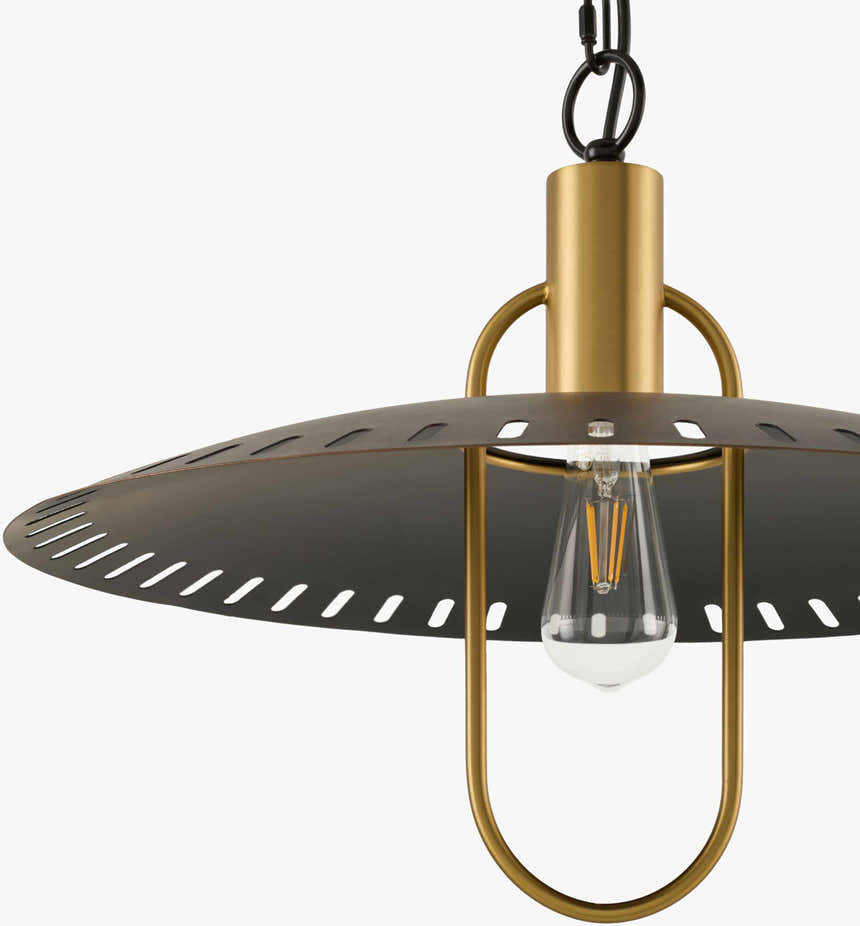 Orange Rustic Pendant Light for kitchen islands or dining areas