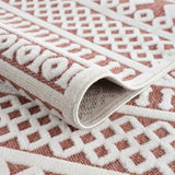 Jove Orange Outdoor Rug - Clearance