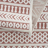 Jove Orange Outdoor Rug - Clearance