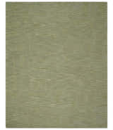 Shades Of Olive Modern Abstract Hand Tufted Custom Made wool rug