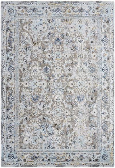 Finn Blue & Brown Area Rug