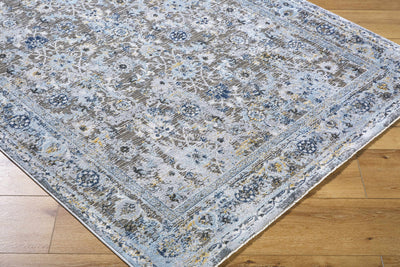 Finn Blue & Brown Area Rug