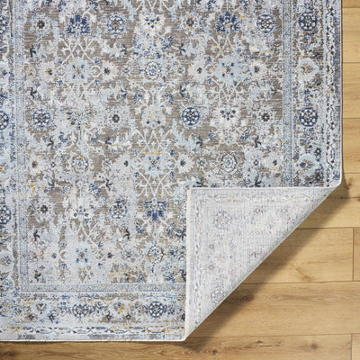 Finn Blue & Brown Area Rug