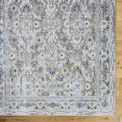 Finn Blue & Brown Area Rug