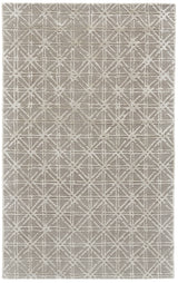 Feizy Manoa Transitional Geometric - Taupe/Ivory/Tan Area Rug - Clearance
