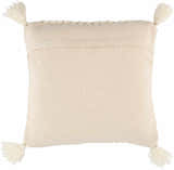 Litzy Cream Throw Pillow