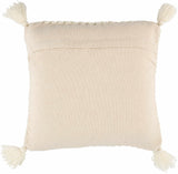 Litzy Cream Throw Pillow