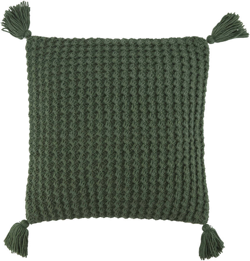 Litzy Olive Green Throw Pillow