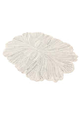 Snow Bloom Beige Hand Tufted 5x7 Wool Area Rug