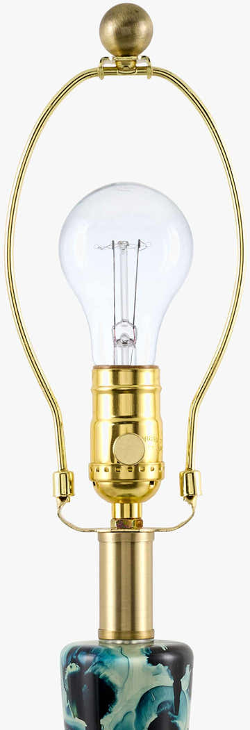 Soft White Traditional Table Lamp with linen details for bedside or console tables
