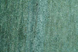 Solid Green Hand knotted Contemporary Custom Made wool Area Rug