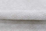 Modern Solid White Hand Made Textured Wool Area Rug