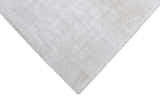Modern Solid White Hand Made Textured Wool Area Rug