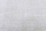 Modern Solid White Hand Made Textured Wool Area Rug