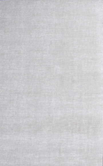 Modern Solid White Hand Made Textured Wool Area Rug