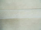 Custom Made Modern Solid Ivory Hand Tufted Wool Rug
