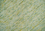 Custom Made Solid Moss Green Ivory and Gold Abstract Hand Tufted Natural Wool Area Rug