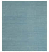 Solid Plane Blue Custom Made Modern Hand knotted wool Area Rug