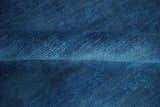 Solid Plane Blue Hand knotted Contemporary Custom Made wool Area Rug