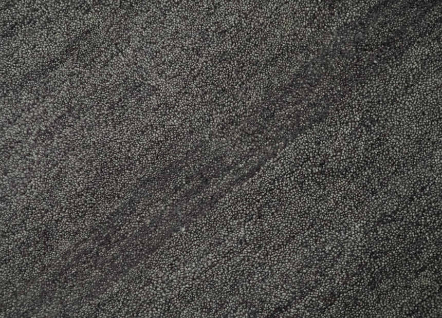 Solid Charcoal Woolen Hand Tufted contemporary area Rug