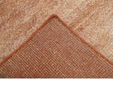Solid Rust Hand knotted Contemporary Custom Made wool Area Rug