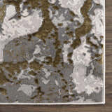Sample Kaleo Gray & Green Marble Area Rug - Clearance