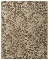 Feizy Bella Transitional Floral & Botanical - Ivory/Taupe/Brown Area Rug - Clearance