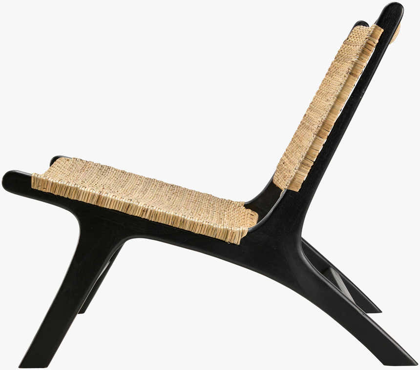 Ulhasnagar Black Accent Chair - Clearance