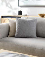 Paniz Medium Gray Throw Pillow