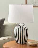 Shamsabad Navy Table Lamp