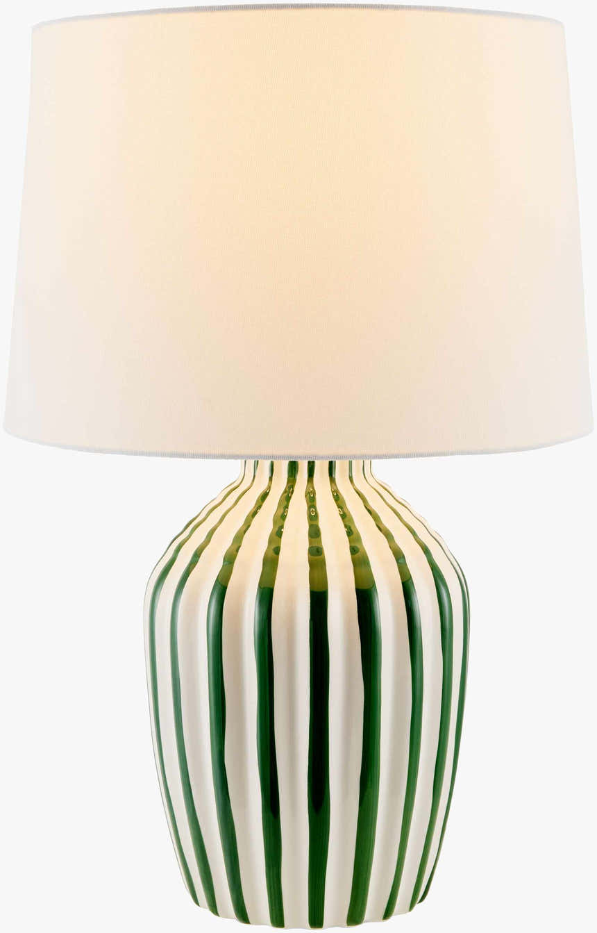 Shamsabad Green Table Lamp