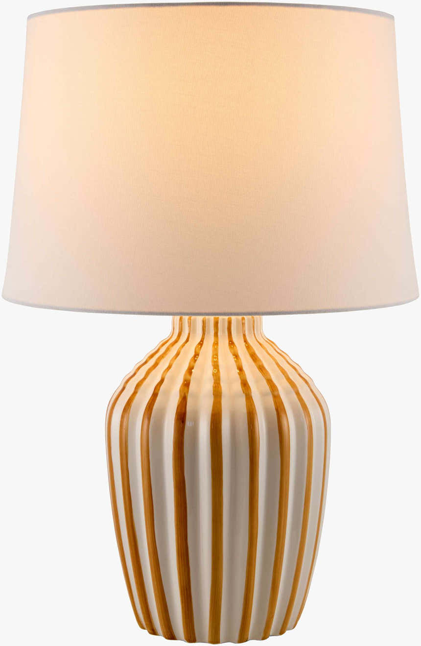 Shamsabad Tan Table Lamp