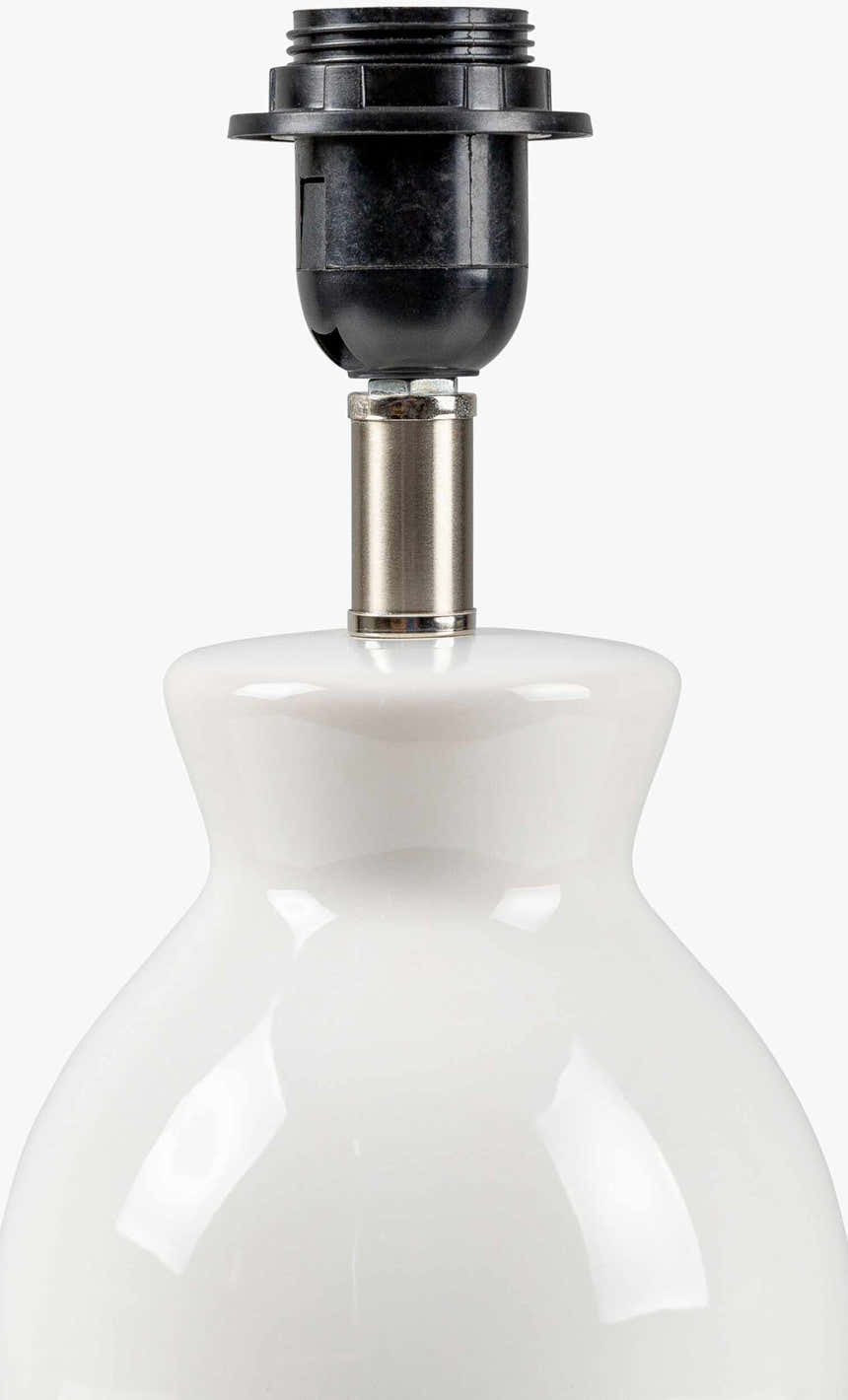 Salgareda White Ceramic Table Lamp