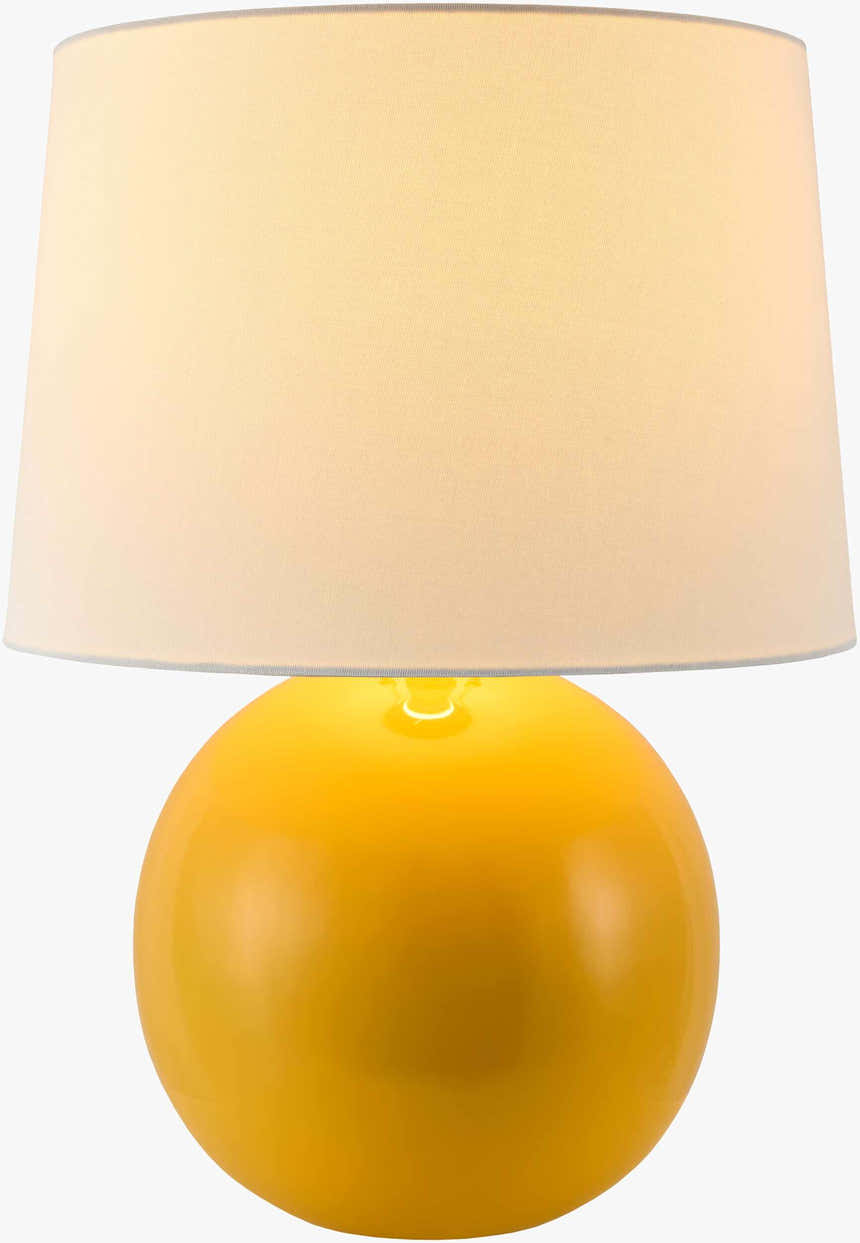 Bhadravati Yellow Table Lamp