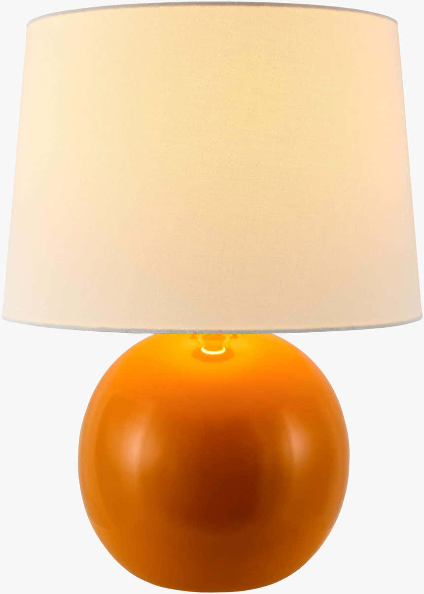 Bhadravati Orange Table Lamp