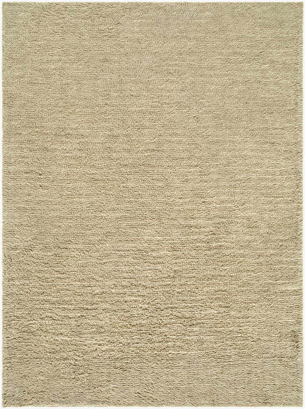Close-up of the hand woven Kanuha Washable Area Rug. Beige, cream, and sandstone tones create a textured, contemporary design. Design-Rectangle