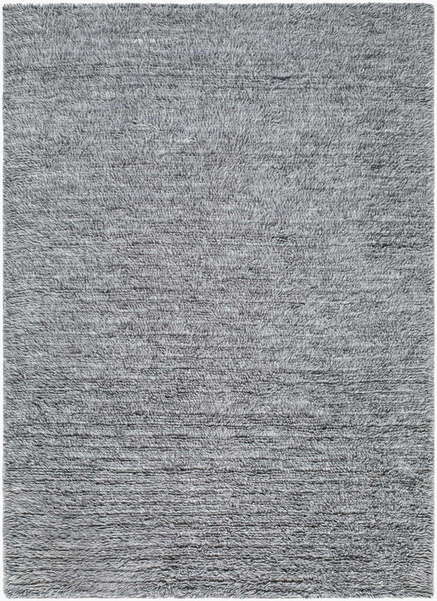 Sample Kanuha Gray Wool Washable Area Rug