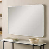 Sustinente White Carved Mirror - Clearance